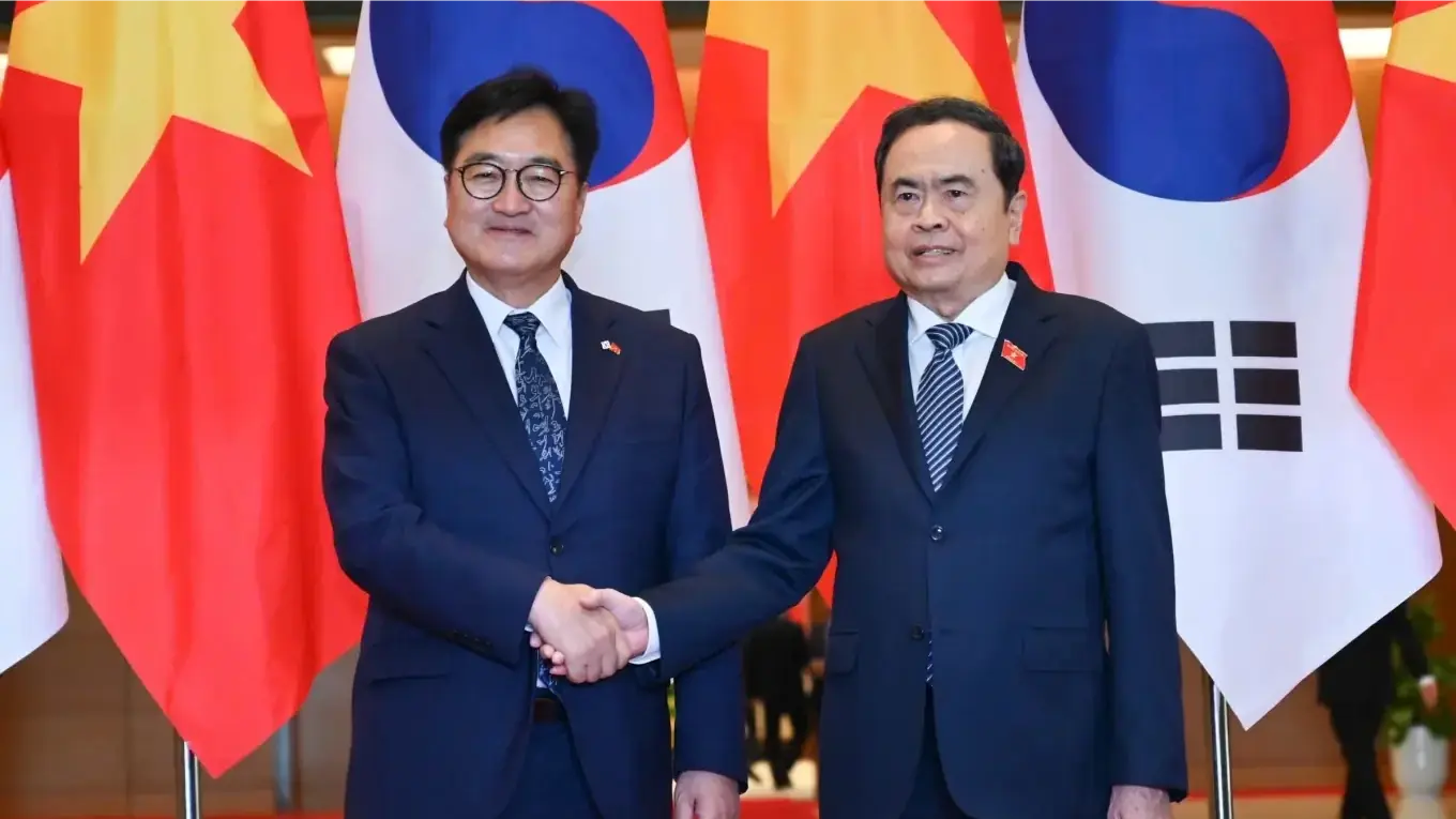 Chủ tịch Quốc hội Hàn Quốc thăm chính thức Việt Nam